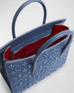 Image 3 of 4: Christian Louboutin Paloma Medium Top Handle in Loubinthesky Denim