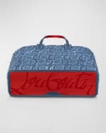 Image 4 of 4: Christian Louboutin Cabata Small Tote in CL Embroidered Denim