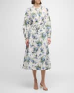 Image 2 of 6: Veronica Beard Ashlynn Floral Top