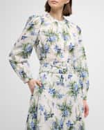 Image 3 of 6: Veronica Beard Ashlynn Floral Top