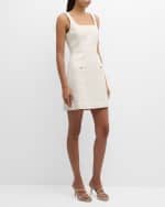 Image 2 of 6: Veronica Beard Sabra Tailored Tweed Mini Dress