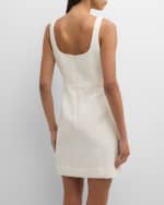 Image 4 of 6: Veronica Beard Sabra Tailored Tweed Mini Dress