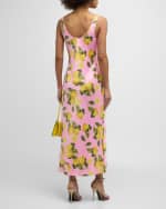 Image 4 of 6: L'Agence Akiya Lemon Printed Tank Dress