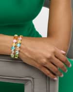 Image 2 of 5: Roxanne Assoulin Rainbow Round Paste Bracelet, Set of 2