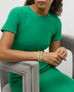 Image 5 of 5: Roxanne Assoulin Rainbow Round Paste Bracelet, Set of 2