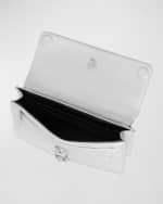 Image 2 of 3: Rebecca Minkoff Edie Mini Metallic Quilted Crossbody Bag