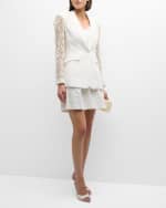 Image 5 of 6: Cinq a Sept Crochet Lace Cheyenne Blazer