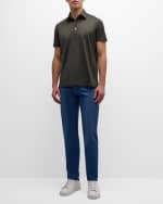 Image 2 of 6: Kiton Men's Cotton Polo Shirt