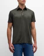 Image 3 of 6: Kiton Men's Cotton Polo Shirt