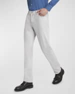 Image 4 of 6: Kiton Men's Kurabo Cotton 5-Pocket Pants