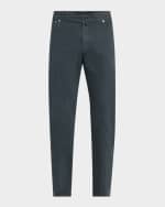 Image 1 of 6: Kiton Men's Kurabo Cotton 5-Pocket Pants