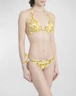 Image 2 of 4: Dolce&Gabbana Maiolica Jersey Two-Piece Swimsuit
