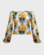 Image 2 of 6: Le Superbe Long-Sleeve Palm Insignia Top