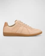 Image 1 of 6: Maison Margiela Men's Replica Leather Low-Top Sneakers