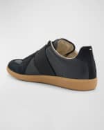 Image 3 of 6: Maison Margiela Men's Replica Leather Elastic Band Sneakers