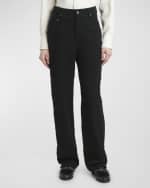 Image 2 of 6: Golden Goose Journey Kim Embellished Straight-Leg Jeans