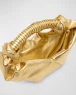 Image 5 of 6: SIMONMILLER Lopsy Metallic Top-Handle Bag