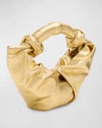 Image 4 of 6: SIMONMILLER Lopsy Metallic Top-Handle Bag