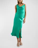 Image 3 of 4: Rails Mae Asymmetric Satin Blouse