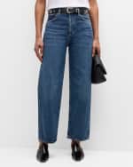 Image 2 of 6: AGOLDE Ren High-Rise Wide-Leg Jeans