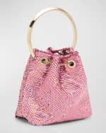 Image 4 of 6: Jimmy Choo Bon Bon Sequin Bucket Bag