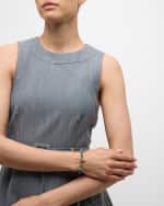 Image 5 of 5: Sydney Evan Mini Puffy Eye Sapphire Charm on Jasper Beaded Bracelet