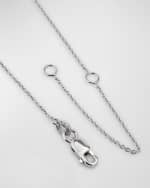 Image 3 of 5: Roberto Coin 18K Gold Diamond Angel Pendant Necklace