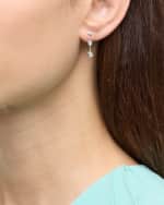 Image 2 of 5: Roberto Coin 18K White Gold 3 Drop Diamond Earrings