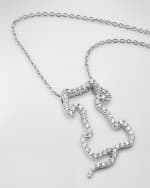 Image 4 of 5: Roberto Coin 18K White Gold Diamond Dog Pendant Necklace