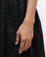 Image 2 of 5: Roberto Coin 18K Diamond Venetian Princess Dangle Station Bracelet