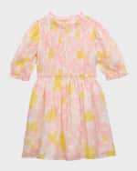 Image 1 of 3: Zimmermann Girl's Pop Floral-Print Smocked Dress, Size 1-10