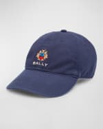 Image 1 of 2: Bally Men's Embroidered Logo Crest Baseball Cap