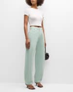 Image 5 of 6: AGOLDE Savannah Cropped Crewneck Tee