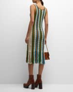Image 3 of 6: MOTHER The Benefits Fringe Maxi Dress
