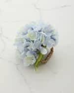 Image 1 of 2: Deborah Rhodes Hydrangea Blossom Napkin Ring