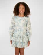 Image 1 of 3: Bardot Junior Girl's Alexa Broderie Dress, Size 7-14