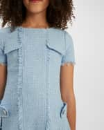 Image 4 of 5: Bardot Junior Girl's Sutton Boucle Dress W/ Jacket, Size 7-14
