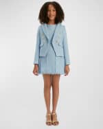 Image 1 of 5: Bardot Junior Girl's Sutton Boucle Blazer, Size 7-14