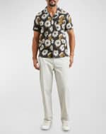 Image 5 of 6: Rails Men's Moreno Flower-Print Camp Shirt