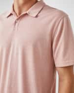 Image 5 of 5: Rails Men's Levant Hemp Cotton Short-Sleeve Polo Shirt