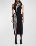 Image 2 of 5: Maticevski Sacrifice Sheath Dress with Fringe Detail