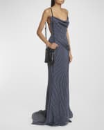 Image 2 of 6: Givenchy Voyou Phone Pouch Bucket Bag in Shiny Tumbled Leather