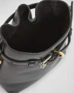 Image 5 of 6: Givenchy Voyou Phone Pouch Bucket Bag in Shiny Tumbled Leather