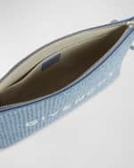 Image 5 of 6: Givenchy Logo Travel Pouch Wristlet