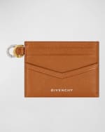 Image 5 of 5: Givenchy Voyou Card Case in Tumbled Leather