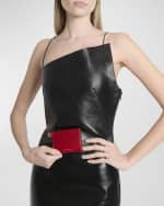 Image 2 of 5: Givenchy Voyou Card Case in Tumbled Leather