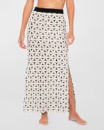 Image 1 of 2: JBQ Sonja Floral Motif Maxi Skirt