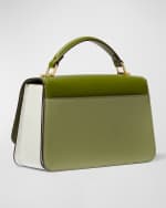 Image 3 of 4: MICHAEL Michael Kors Delancey Medium Leather Satchel Bag