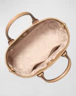 Image 3 of 3: MICHAEL Michael Kors Lusia Medium Monogram Satchel Bag