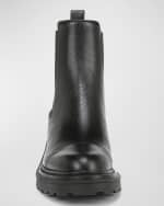 Image 3 of 5: Veronica Beard Delilah Leather Chelsea Booties